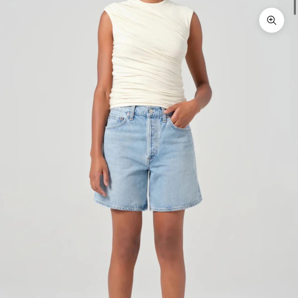 Agolde Dame High Rise Baggy Shorts